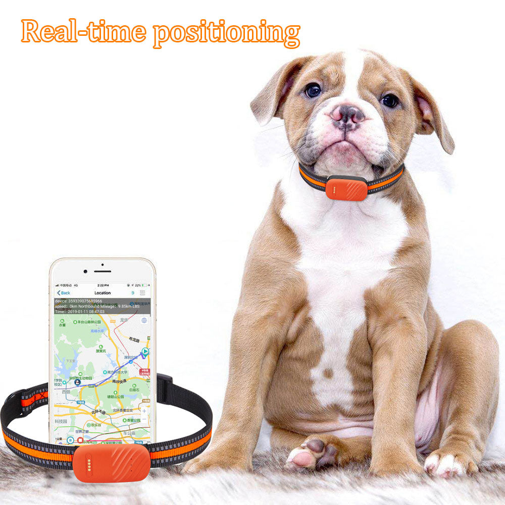 GPS Pet Tracker with Voice Function & Adjustable Collar for Anti-Loss
