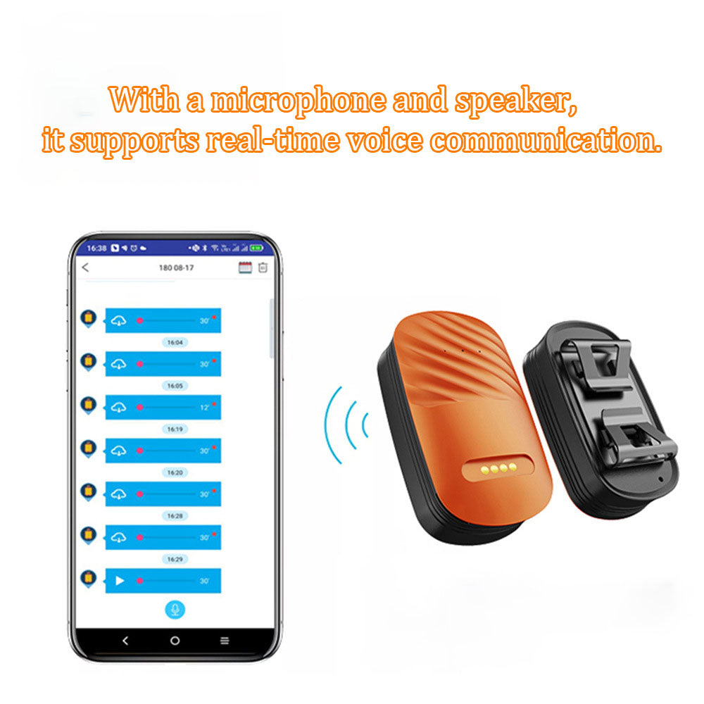 GPS Pet Tracker with Voice Function & Adjustable Collar for Anti-Loss