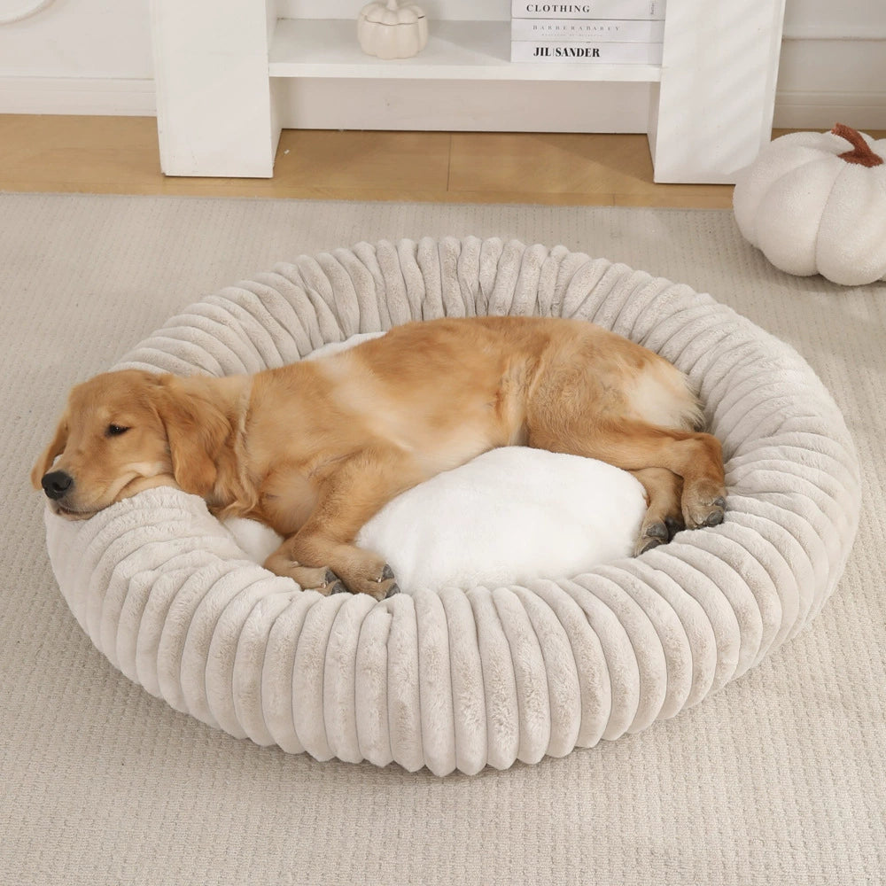 Round pet bed Winter High-End Warm Pet Bed General for cats and dogs
