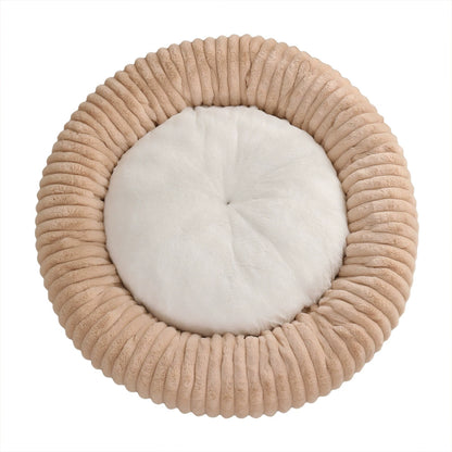 Round pet bed Winter High-End Warm Pet Bed General for cats and dogs