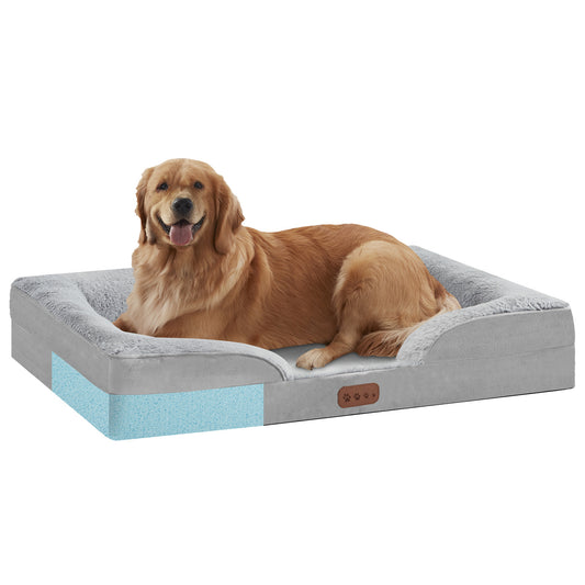Orthopedic Memory Foam Pet Bed with Detachable & Washable Cover