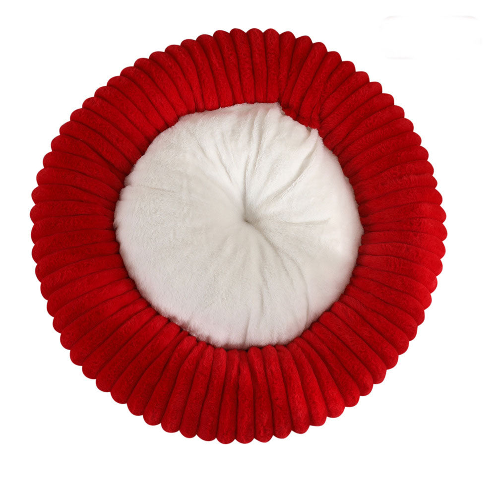 Round pet bed Winter High-End Warm Pet Bed General for cats and dogs