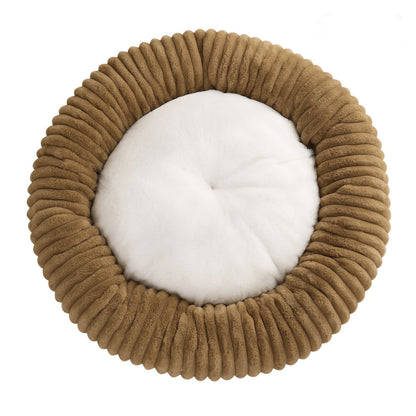 Round pet bed Winter High-End Warm Pet Bed General for cats and dogs